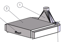 Dipping tank hood with lid